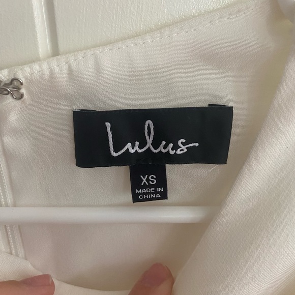 Lulus One Shoulder Ruffle Shift Dress - Picture 3 of 4